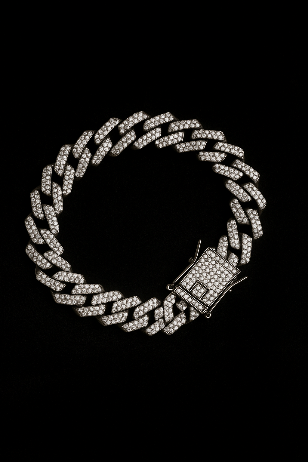 Luxury Diamond Cuban Link Bracelet for Men